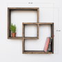 Hanah Home Estantería Decorativa de Madera Maciza Raf342